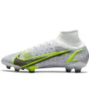 Mercurial Superfly 8 Elite FG Wit/Zilver/Geel_1