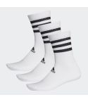 Crew Socks 3paar Gevoerd Wit/Zwart