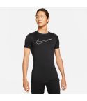 Pro Dri-Fit Trainingstop korte mouwen Zwart/Wit_1