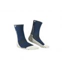 Trusox Crew Thin Gripkousen Marineblauw