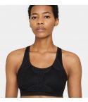 Padded Sport-bh Medium Support Dames Zwart_1
