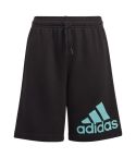 Short met logo Junior Zwart/Groen_1