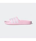 Adilette Aqua Badslippers Junior Babyroze/Wit_1