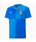 FIGC Home T-shirt & Short Junior Blauw/Wit_1