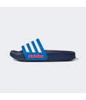 Adilette Shower Junior Blauw/Wit/Rood_1