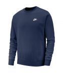 Club Fleece Sweater Navy/Wit_1