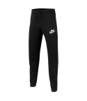 Club Fleece Joggingbroek Junior Zwart/Wit_1