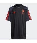 RBFA WK2022 TrainingsT-shirt Junior Zwart/Rood_1