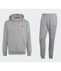 Fleece Joggingpak met kap Grijs_1