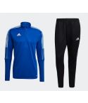 Tiro21 Ziptop & Trainingsbroek Royal/Zwart/Wit_1