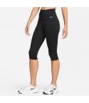 High-Waisted Capri Legging Dames Zwart_1