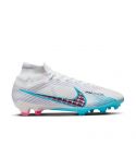 Zoom Superfly 9 Elite FG Wit/Blauw/Roze_1