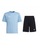 Entrada22 T-shirt & Short Junior Lichtblauw/Zwart