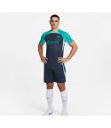 FCB Dri-Fit Strike Tshirt&Short Marine/Turquoise _1