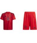 FC Bayern Home Shirt en Short Junior Rood/Zwart_1