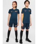 KM Academy T-shirt en Short Junior Marine/Geel_1