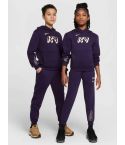 KM Club Fleece Joggingspak Junior Paars/Goud/Wit_1
