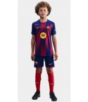 FC Barcelona Home Shirt & Short 2025/26 Junior Rood/Blauw/Geel_1