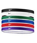 Nike Elastische Haarbandjes 6-pack Gekleurd