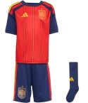 RFEF Spanje Home Set Mini WK26 Rood/Marine/Geel_1