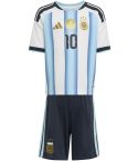 AFA Argentinië Home Mini Set Messi 10 WK26 Wit/Marine/lichtblauw_1