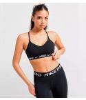 Nike Dri-Fit Indy Light Support Sportbh Zwart/Wit_1