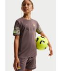 KM Dri-Fit Academy 25 T-shirt & Short Junior Bruin/Lichtgroen/Zwart_1