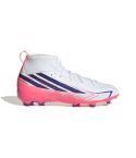 F50 Hyperfast League Mid FG/MG Junior Wit/Roze/Donkerblauw_1