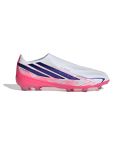 F50 Hyperfast Elite LL FG Junior Wit/Roze/Donkerblauw_1