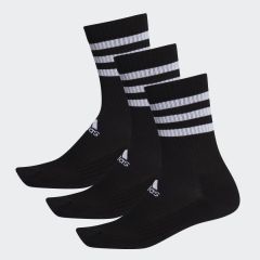 Crew Socks 3paar Gevoerd Zwart/Wit