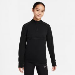 DriFit Academy Ziptop Junior Zwart/Zwart_1