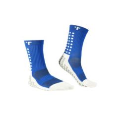 Trusox Crew Thin Gripkousen Koningsblauw_1