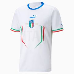 FIGC Away Jersey 22/23 Wit/Blauw_1