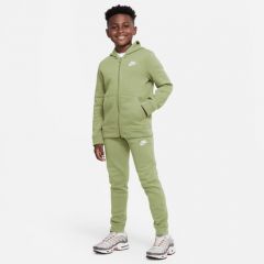 Joggingpak met lange rits Junior Olijfgroen_1