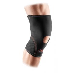 Kniebrace met open patella Zwart