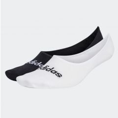 No-Show Sneakersocks 2-pack Zwart/Wit