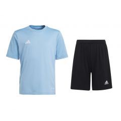 Entrada22 T-shirt & Short Junior Lichtblauw/Zwart