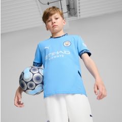 MCFC Home Shirt en Short 2024/25 Lichtblauw/Wit_1