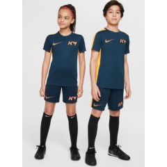 KM Academy T-shirt en Short Junior Marine/Geel_1