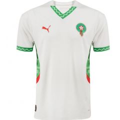 Marokko Away Shirt 2025/26 Wit/Groen/Rood_1