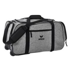 Travel Line Sporttas Met Wieltjes Grijs/Zwart