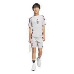 Jude Bellingham Tiro T-shirt en Short Junior Lichtgrijs/Rood/Zwart_1