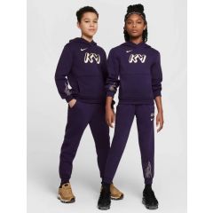 KM Club Fleece Joggingspak Junior Paars/Goud/Wit_1