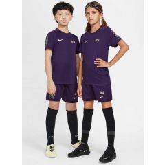 KM Dri-Fit Academy 25 T-shirt en Short JR Paars/Goud/Wit_1