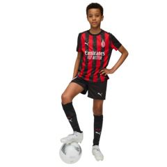 AC Milan Home Shirt & Short 2025/26 Junior Rood/Zwart/Wit_1