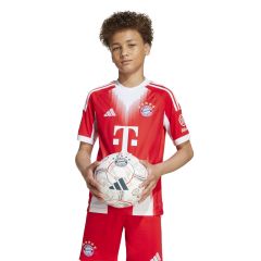 FC Bayern Home Shirt & Short 2025/26 JR Rood/Wit_1