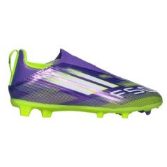 F50 League LL FG/MG Junior Paars/Wit/Neongeel_1