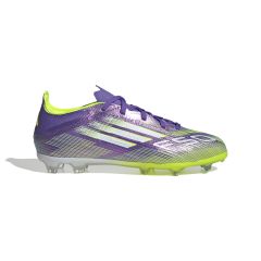F50 Elite FG Junior Paars/Wit/Neongeel_1