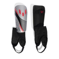 Messi Scheenbeschermers Junior Zilver/Rood/Zwart