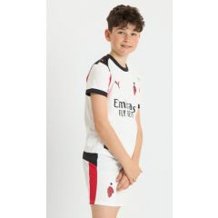 Ac Milan Away Shirt & Short Junior Wit/Zwart/Rood_1